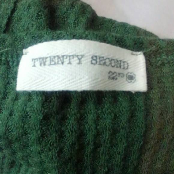 Medium? Soft Long Green Thermal Top,Dress - Picture 3 of 4